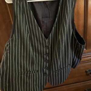 Studio by Torrid Pinstripe Vest | Size 1